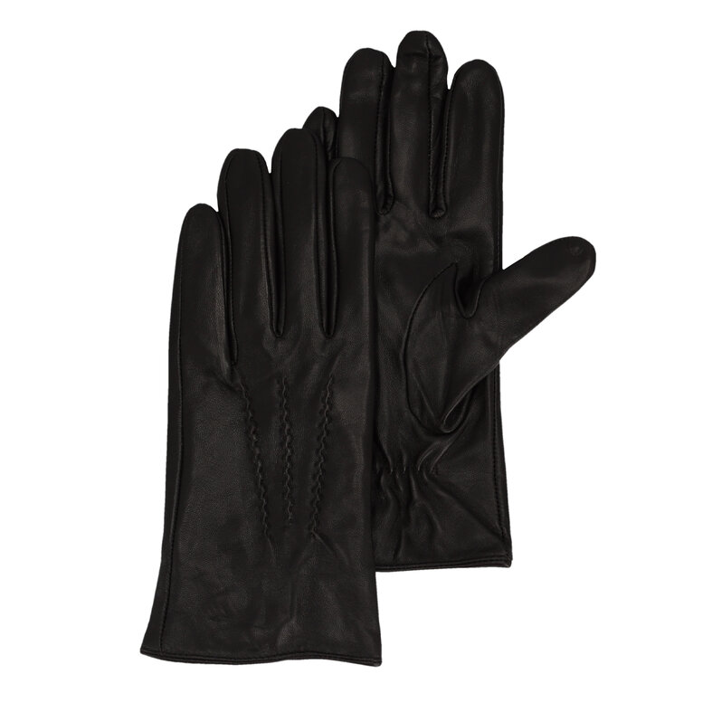 Sarlini Sarlini Ladies Leather Gloves Dark Brown