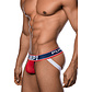 PUMP! PUMP Heren Fever Jockstrap Blauw/Rood