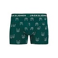 Jack & Jones Junior Jack & Jones Junior Jongens Boxershorts Trunks JACDENIM Hond Print 3-Pack Groen/Donkerblauw
