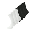 Jack & Jones Junior Jack & Jones Junior Boys Sports Socks JACNOLAN Tennis Socks 6-Pack Plain White/Black