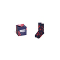Happy Socks Happy Socks Unisex Sokken Kus Print Valentijn Giftbox 2-Paar Donkerblauw