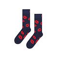Happy Socks Happy Socks Unisex Socks Kiss Print Valentine Giftbox 2-Pair Dark Blue