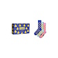 Happy Socks Happy Socks Heren Sokken Rubberen Badeendjes Print Giftbox 3-Pack Blauw/Lichtblauw/Roze
