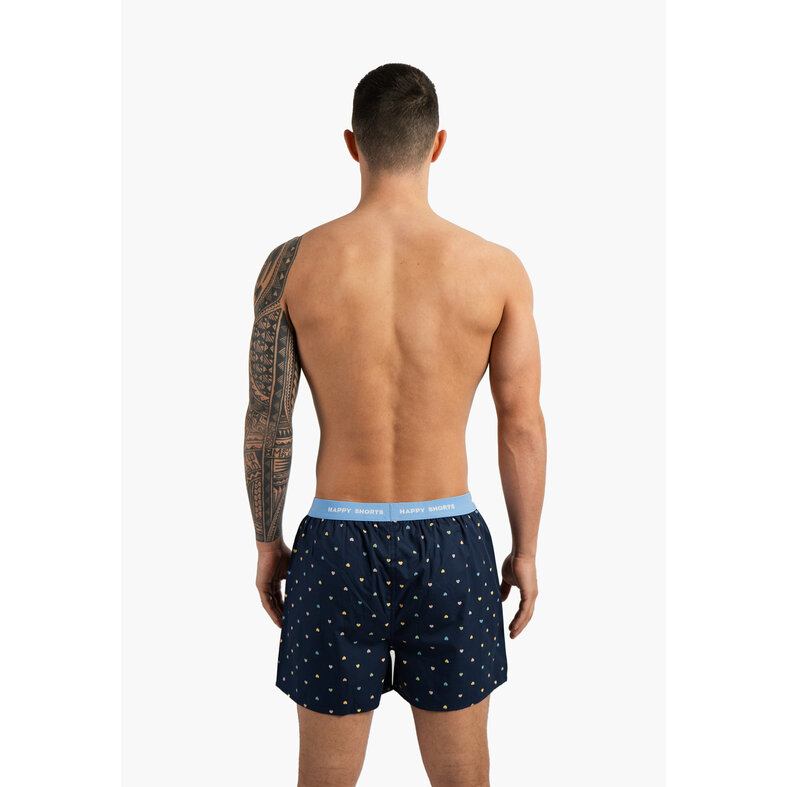 Happy Shorts Happy Shorts X Wijde Boxershorts Heren Hartjes