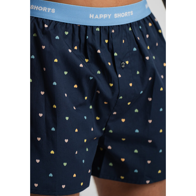 Happy Shorts Happy Shorts X Wijde Boxershorts Heren Hartjes