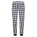 By Louise By Louise Ladies Pyjama Set Long Pink/Dark Blue Checkered