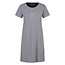 By Louise By Louise Ladies Long Nightshirt Short Sleeves Dark Blue Striped