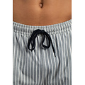 Phil & Co Phil & Co Men's Short Pyjama Pants 2-Pack Gray Striped/Dark Blue