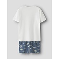 Name It Name It Boys Short Pyjama Set Shortama NKMNIGHTSET White/Blue Palm Print