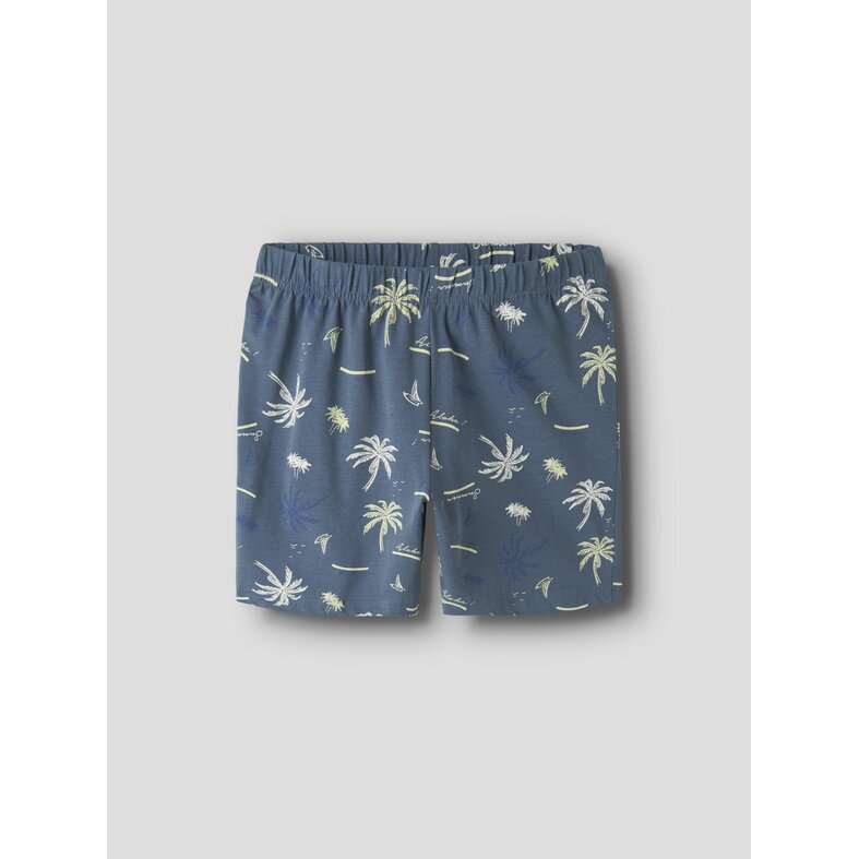 Name It Name It Boys Short Pyjama Set Shortama NKMNIGHTSET White/Blue Palm Print