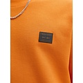 Jack & Jones Jack & Jones Men's T-shirt JJDAYTONA Round Neck Solid Orange
