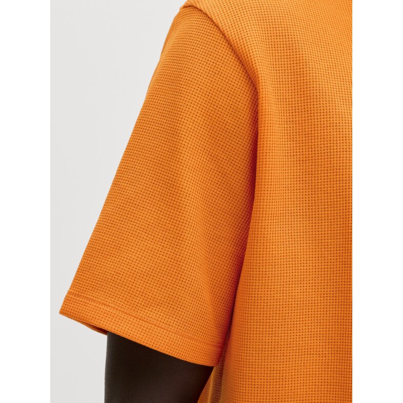 Jack & Jones Jack & Jones Men's T-shirt JJDAYTONA Round Neck Solid Orange