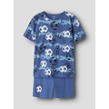 Name It Name It Boys Short Pyjama Set Shortama NKMNIGHTSET Blue Football Print