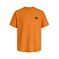 Jack & Jones Jack & Jones Heren T-shirt JJDAYTONA Ronde Hals Effen Oranje