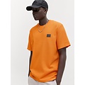 Jack & Jones Jack & Jones Men's T-shirt JJDAYTONA Round Neck Solid Orange