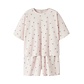 Name It Name It Meisjes Korte Pyjama Set Shortama NKFNIGHTSET Roze Kersen Print