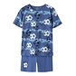 Name It Name It Jongens Korte Pyjama Set Shortama NKMNIGHTSET Blauw Voetbal Print