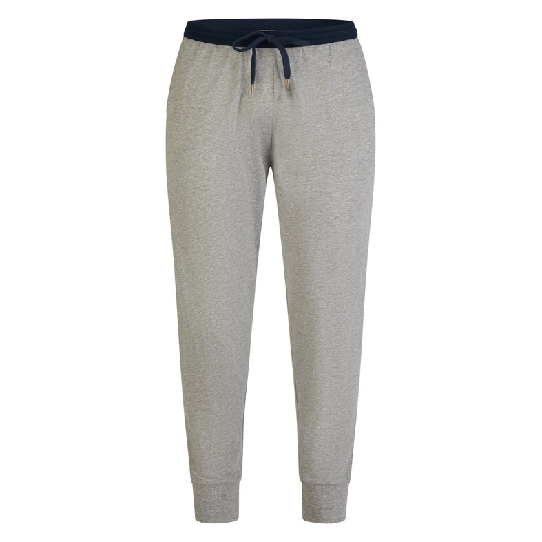 Phil & Co Phil & Co Essential Heren Pyjama Set Lang Donkerblauw/Grijs