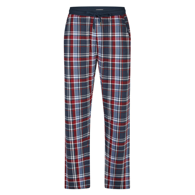 Phil & Co Phil & Co Essential Men's Pyjama Set Long Blue/Checked
