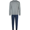 Phil & Co Phil & Co Essential Men's Pyjama Set Long Gray/Blue