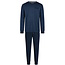Phil & Co Phil & Co Essential Heren Pyjama Set Lang Blauw/Gestreept