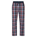 Phil & Co Phil & Co Essential Heren Pyjama Set Korte Mouw Blauw/Rood Geruit