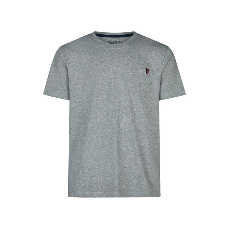Phil & Co Phil & Co Men's Short Sleeve Pyjama Shirt Grey