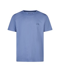 Phil & Co Men's Short Sleeve Pyjama Shirt Blue