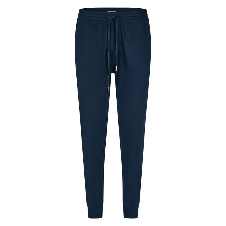 Phil & Co Phil & Co Men's Pyjama Pants Long Plain Dark Blue