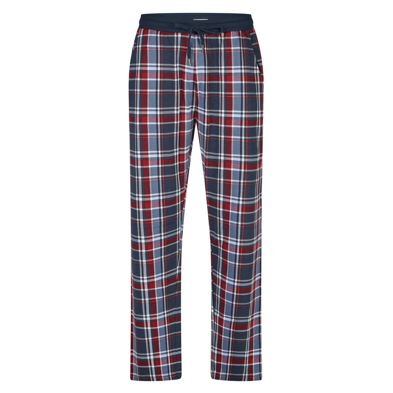 Phil & Co Phil & Co Heren Pyjamabroek Lang Rood/Blauw Geruit