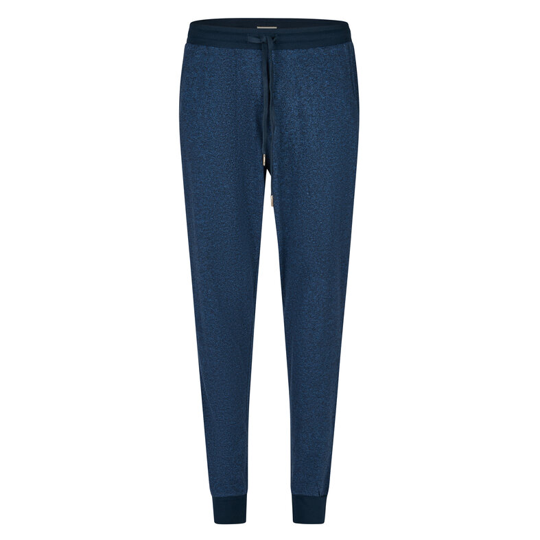 Phil & Co Phil & Co Heren Pyjamabroek Lang Effen Blauw