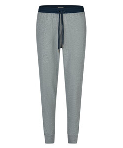 Phil & Co Heren Pyjamabroek Lang Effen Grijs