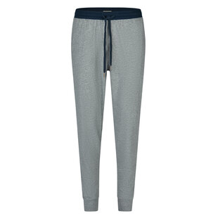 Phil & Co Heren Pyjamabroek Lang Effen Grijs
