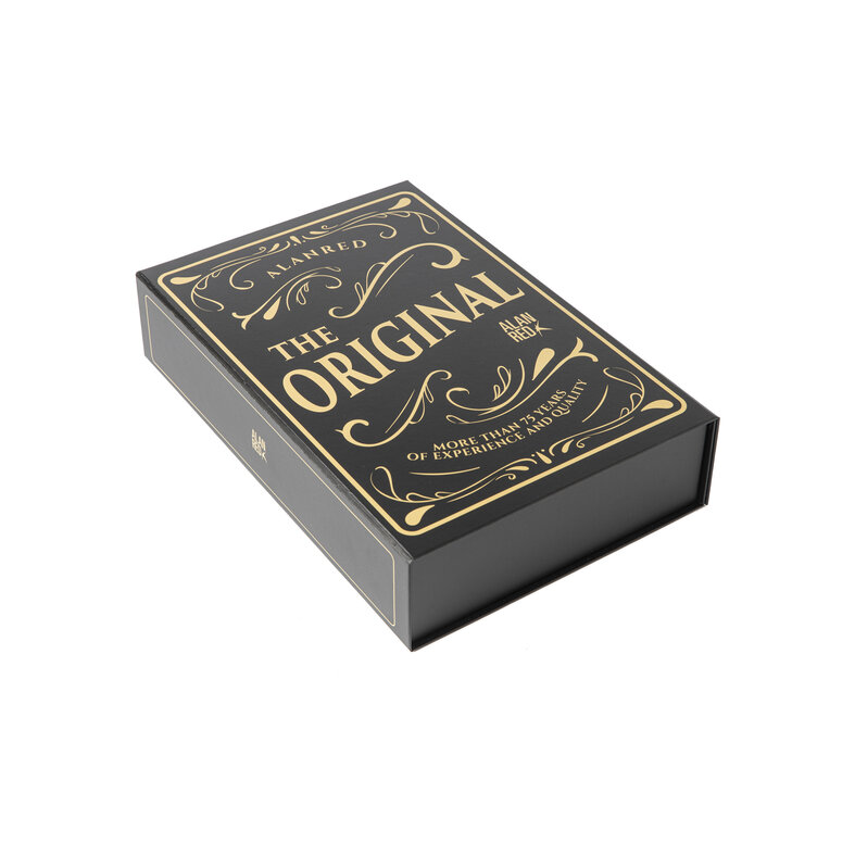 Alan Red Alan Red Men's Giftbox Undershirt DERBY T-shirt Round Neck 5-Pack Plain White