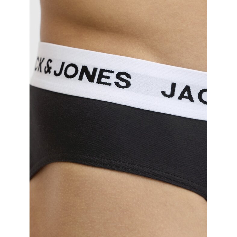 Jack & Jones Jack & Jones Men's Briefs Casual Briefs JACMASON 3-Pack Plain Black
