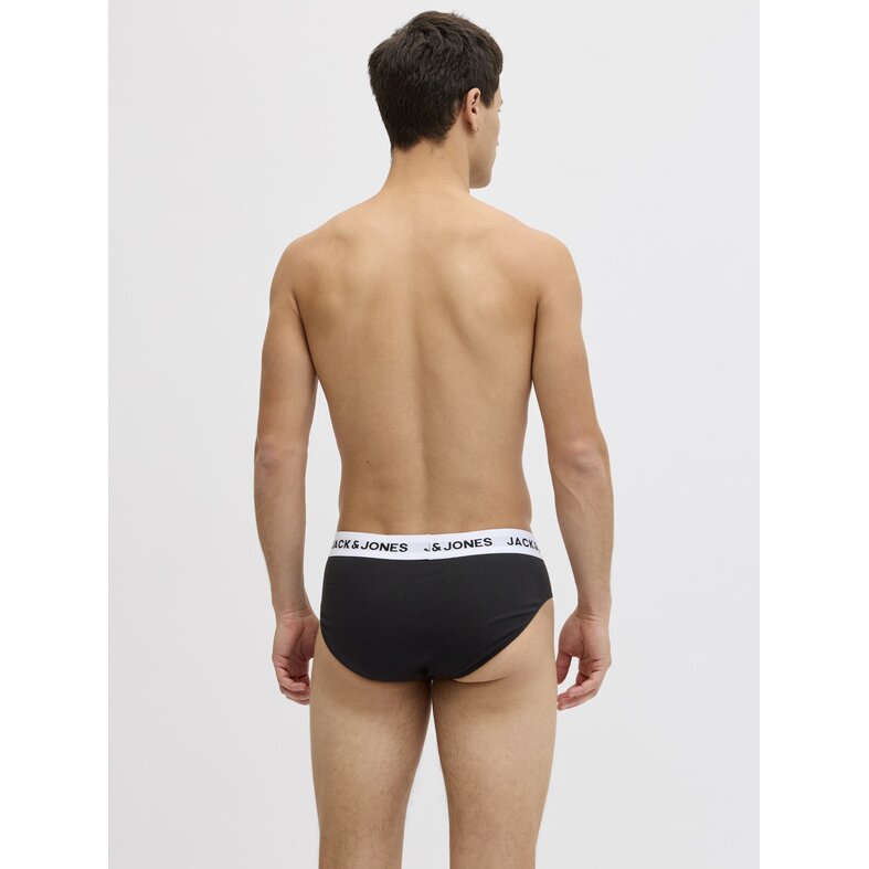 Jack & Jones Jack & Jones Men's Briefs Casual Briefs JACMASON 3-Pack Plain Black