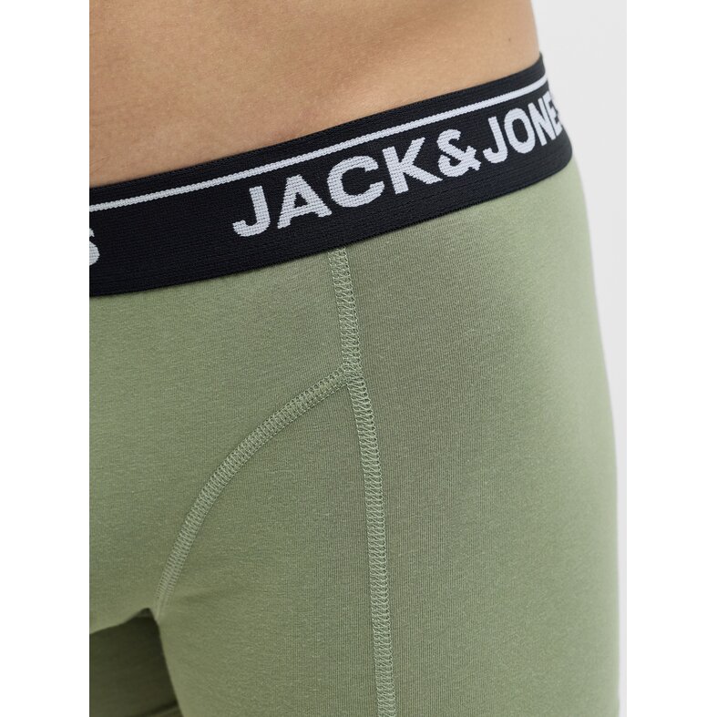 Jack & Jones Jack & Jones Men's Boxer Shorts Trunks JACTIMOTHY 5-Pack Solid Green/Dark Blue/Black