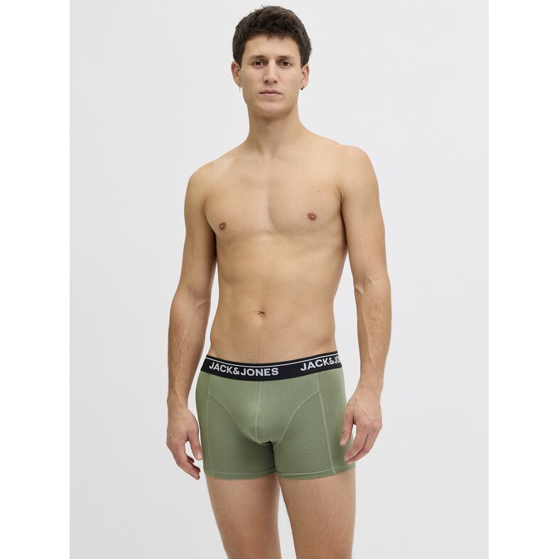 Jack & Jones Jack & Jones Men's Boxer Shorts Trunks JACTIMOTHY 5-Pack Solid Green/Dark Blue/Black