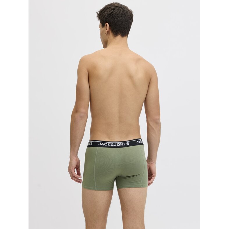 Jack & Jones Jack & Jones Men's Boxer Shorts Trunks JACTIMOTHY 5-Pack Solid Green/Dark Blue/Black