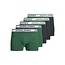 Jack & Jones Jack & Jones Men's Boxer Shorts Trunks JACNOLAN 5-Pack Solid Green/Dark Blue