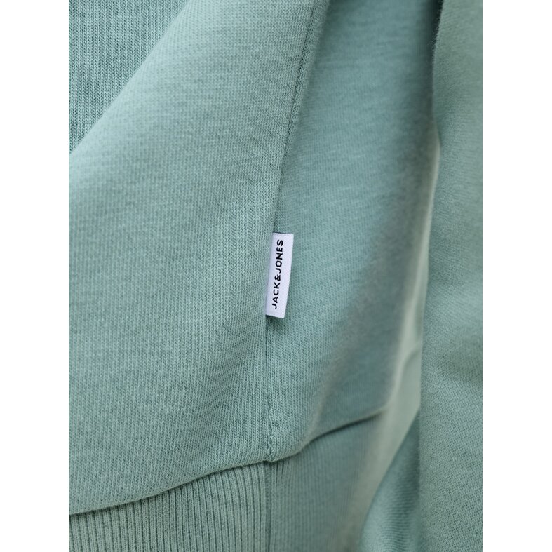 Jack & Jones Jack & Jones Men's Sweater JJELOGO Sweatshirt Logo Print Turquoise