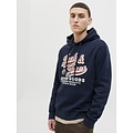 Jack & Jones Jack & Jones Men's Hoodie JJELOGO Logo Print Dark Blue