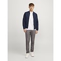 Jack & Jones Jack & Jones Men's Bomber Jacket JJERUSH Summer Jacket Plain Dark Blue