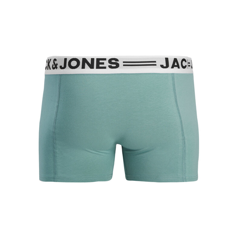 Jack & Jones Jack & Jones Men's Boxer Shorts Trunks SENSE 3-Pack Plain Turquoise/Blue/Black