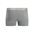 Jack & Jones Jack & Jones Men's Boxer Shorts Trunks SENSE 3-Pack Plain Gray/Blue/Black