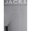 Jack & Jones Jack & Jones Heren Boxershorts Trunks SENSE 3-Pack Effen Grijs/Blauw/Zwart