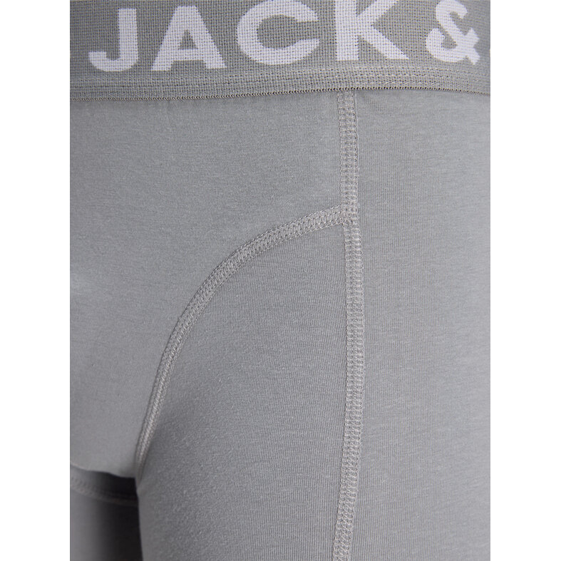 Jack & Jones Jack & Jones Men's Boxer Shorts Trunks SENSE 3-Pack Plain Gray/Blue/Black
