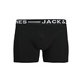 Jack & Jones Jack & Jones Men's Boxer Shorts Trunks SENSE 3-Pack Plain Gray/Blue/Black