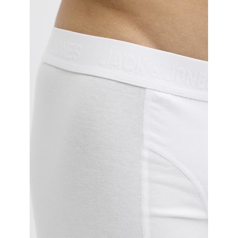 Jack & Jones Jack & Jones Men's Boxer Shorts Trunks JACWAISTBAND 3-Pack Plain White