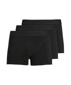 Jack & Jones Heren Boxershorts Trunks JACWAISTBAND 3-Pack Effen Zwart